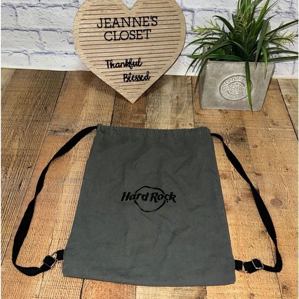 💜 HARD ROCK CAFE Authentic ALL ACCESS BAG, adjustable straps, gray